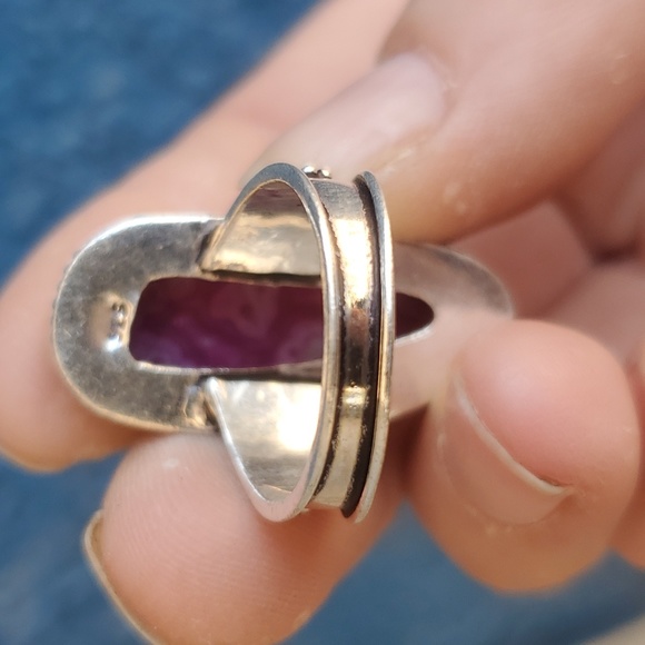 New Solar Quartz Agate 925 Silver Ring. - Picture 11 of 15